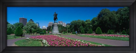 Framed Paul Revere Statue, Boston Public Garden, Massachusetts Print