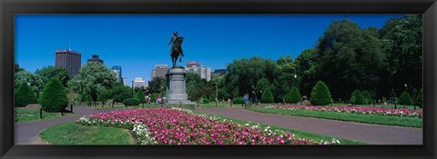 Framed Paul Revere Statue, Boston Public Garden, Massachusetts Print