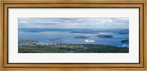 Framed Frenchman&#39;s Bay Bar Harbor, ME Print