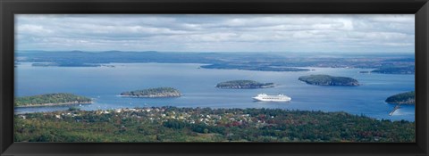 Framed Frenchman&#39;s Bay Bar Harbor, ME Print