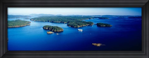 Framed San Juan Islands, Washington State Print