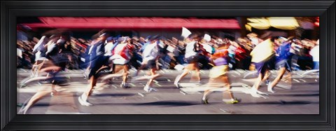 Framed Marathon, New York City Print