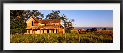 Framed Farmhouse, Oregon Print