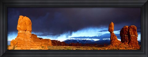 Framed Thunderstorm Arches National Park, UT Print