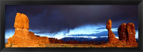 Framed Thunderstorm Arches National Park, UT Print