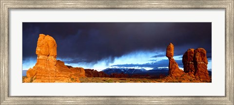 Framed Thunderstorm Arches National Park, UT Print