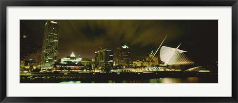 Framed Milwaukee Art Museum, Milwaukee, Wisconsin Print