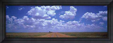 Framed Clouds Over Prairie, Amarillo, TX Print