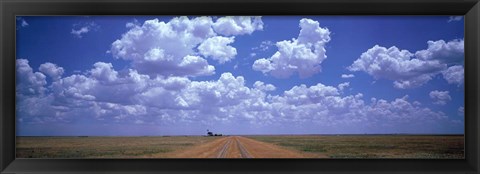 Framed Clouds Over Prairie, Amarillo, TX Print