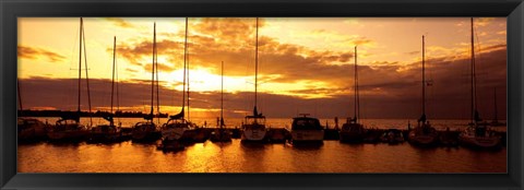 Framed Egg Harbor. Wisconsin Print