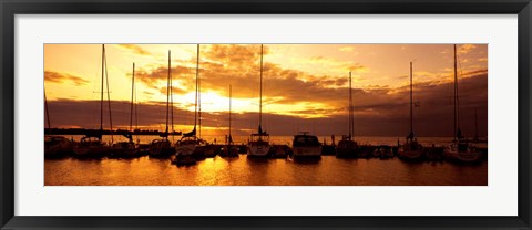 Framed Egg Harbor. Wisconsin Print
