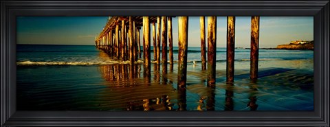 Framed Cayucos Pier, Cayucos, California Print