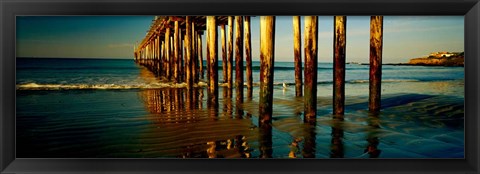 Framed Cayucos Pier, Cayucos, California Print