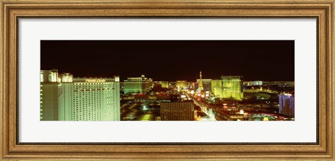 Framed Las Vegas Strip,Las Vegas, NV Print