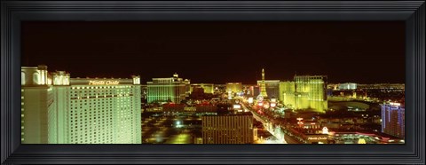 Framed Las Vegas Strip,Las Vegas, NV Print