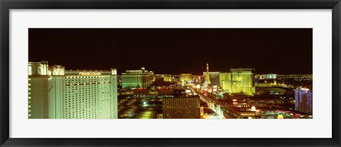 Framed Las Vegas Strip,Las Vegas, NV Print