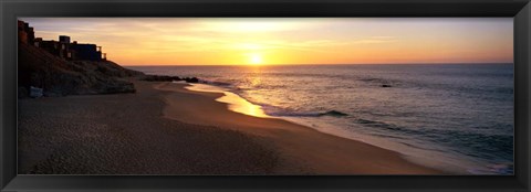 Framed Sunrise over Los Cabos, Mexico Print