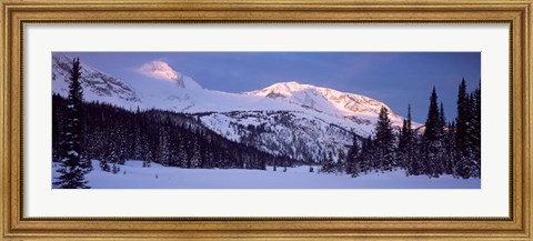 Framed Trophy Mountain, British Columbia, Canada Print