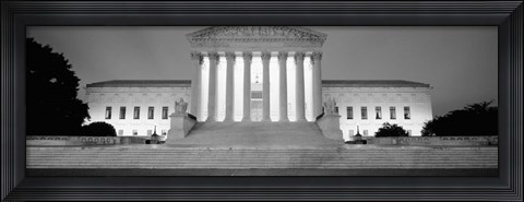 Framed Supreme Court Building, Washington DC Print