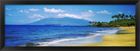 Framed Kapalua Beach, Maui, Hawaii Print