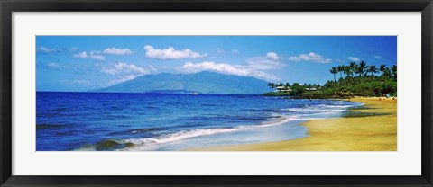 Framed Kapalua Beach, Maui, Hawaii Print