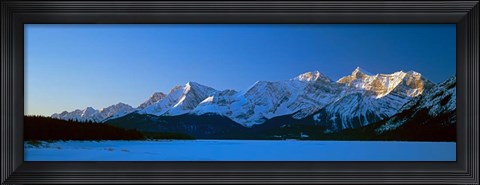 Framed Kananaskis Lake at Sunrise, Alberta, Canada Print