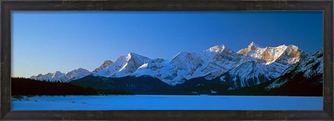 Framed Kananaskis Lake at Sunrise, Alberta, Canada Print