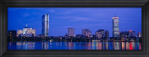 Framed Skyline, Boston, Massachusetts Print