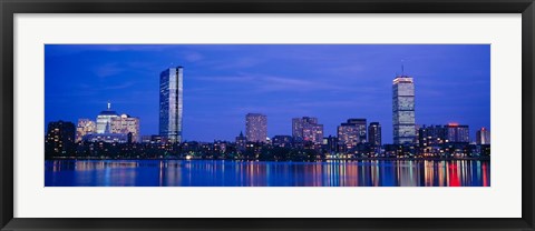 Framed Skyline, Boston, Massachusetts Print