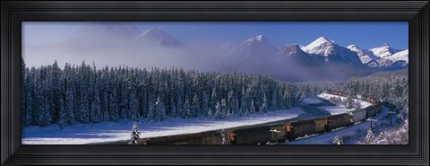 Framed Train Banff National Park, Alberta, Canada Print