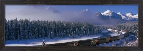 Framed Train Banff National Park, Alberta, Canada Print
