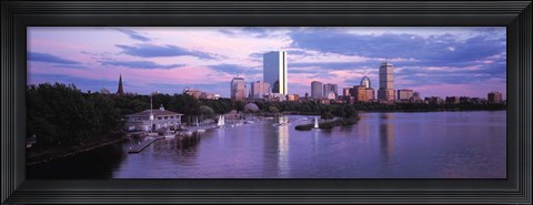 Framed Back Bay, Boston Print