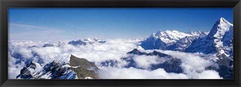 Framed Swiss Alps, Switzerland (close-up) Print