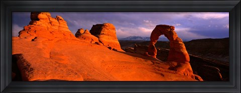 Framed Mountains in Arches National Park, Utah Print