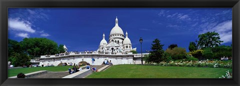 Framed Sacre Coeur Cathedral, Paris, France Print