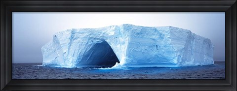 Framed Tabular Iceberg Antarctica Print