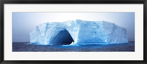 Framed Tabular Iceberg Antarctica Print