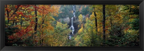 Framed Raven Cliff Falls, Sumter National Forest, Greenville County, South Carolina Print