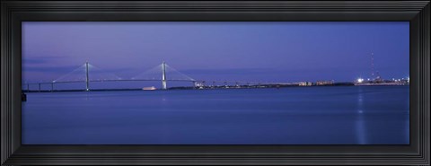 Framed Arthur Ravenel Jr. Bridge, Cooper River, Charleston, South Carolina Print