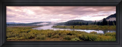 Framed Yellowstone Park, Snake River, Wyoming Print