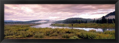 Framed Yellowstone Park, Snake River, Wyoming Print