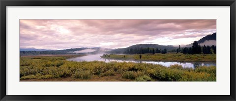 Framed Yellowstone Park, Snake River, Wyoming Print