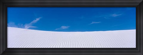 Framed Blue SKy over White Sands National Monument, New Mexico Print