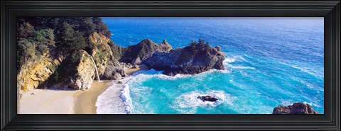 Framed McWay Falls, Julia Pfeiffer Burns State Park, California Print