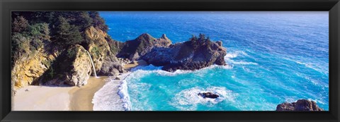 Framed McWay Falls, Julia Pfeiffer Burns State Park, California Print