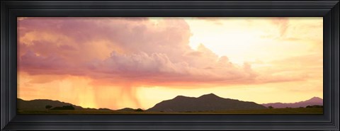 Framed Huachuca Mountains, Arizona Print