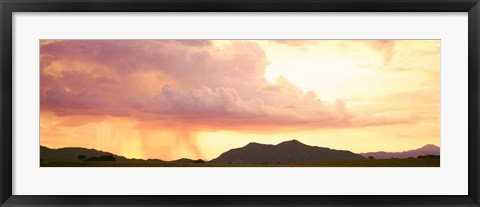 Framed Huachuca Mountains, Arizona Print