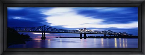 Framed Mississippi River, Natchez Print