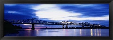 Framed Mississippi River, Natchez Print