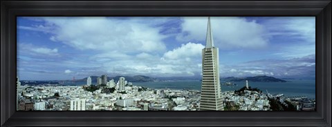 Framed Skyline with Transamerica Building, San Fransisco Print